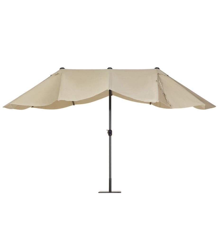 Parasol de jardin 460 cm SIBILLA Beige