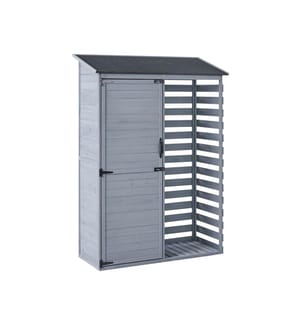Geräteschuppen CENGIO 130 cm 57 cm Grau