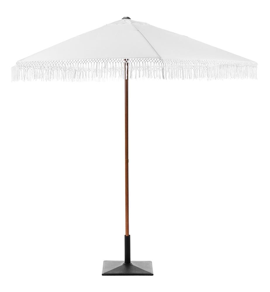 Parasol de jardin 258 cm MURASA Blanc