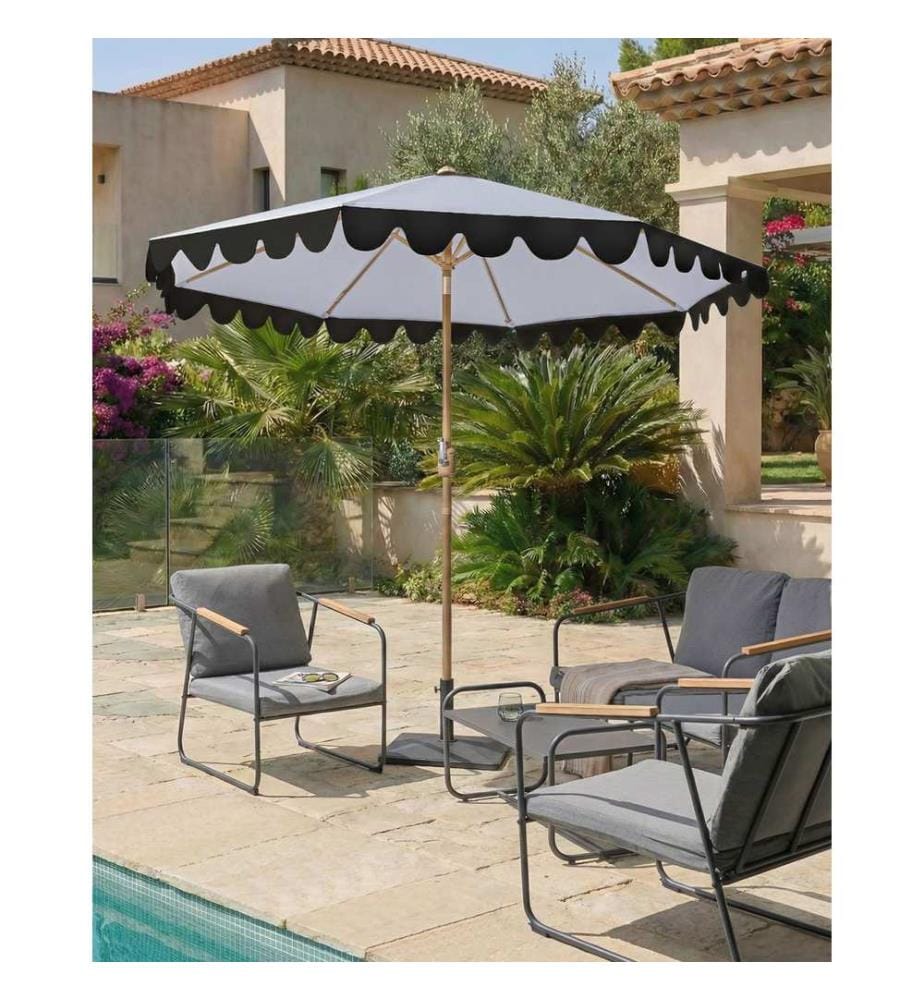 Marktschirm 270 cm ISOLOTTO Grau
