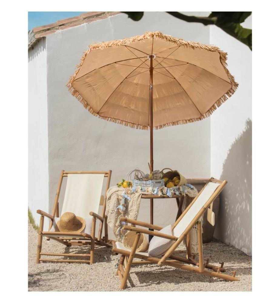 Marktschirm 175 cm CIVETTA Naturfarben