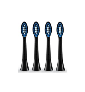 SILK'N - Zahnbürstenkopf Sonic You 4 Stück, Soft, Schwarz
