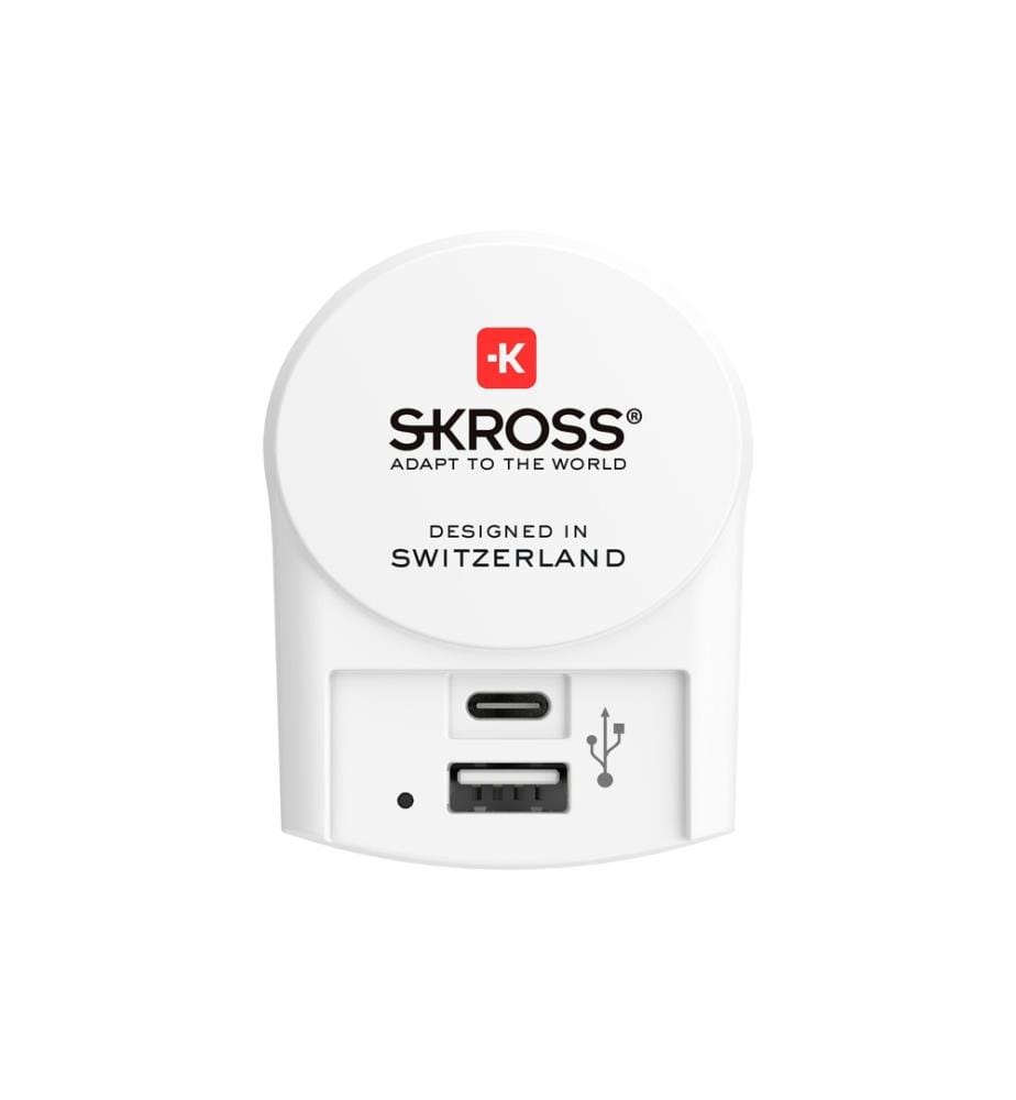 SKROSS - Weltreiseadapter PRO+ USB (A+C)