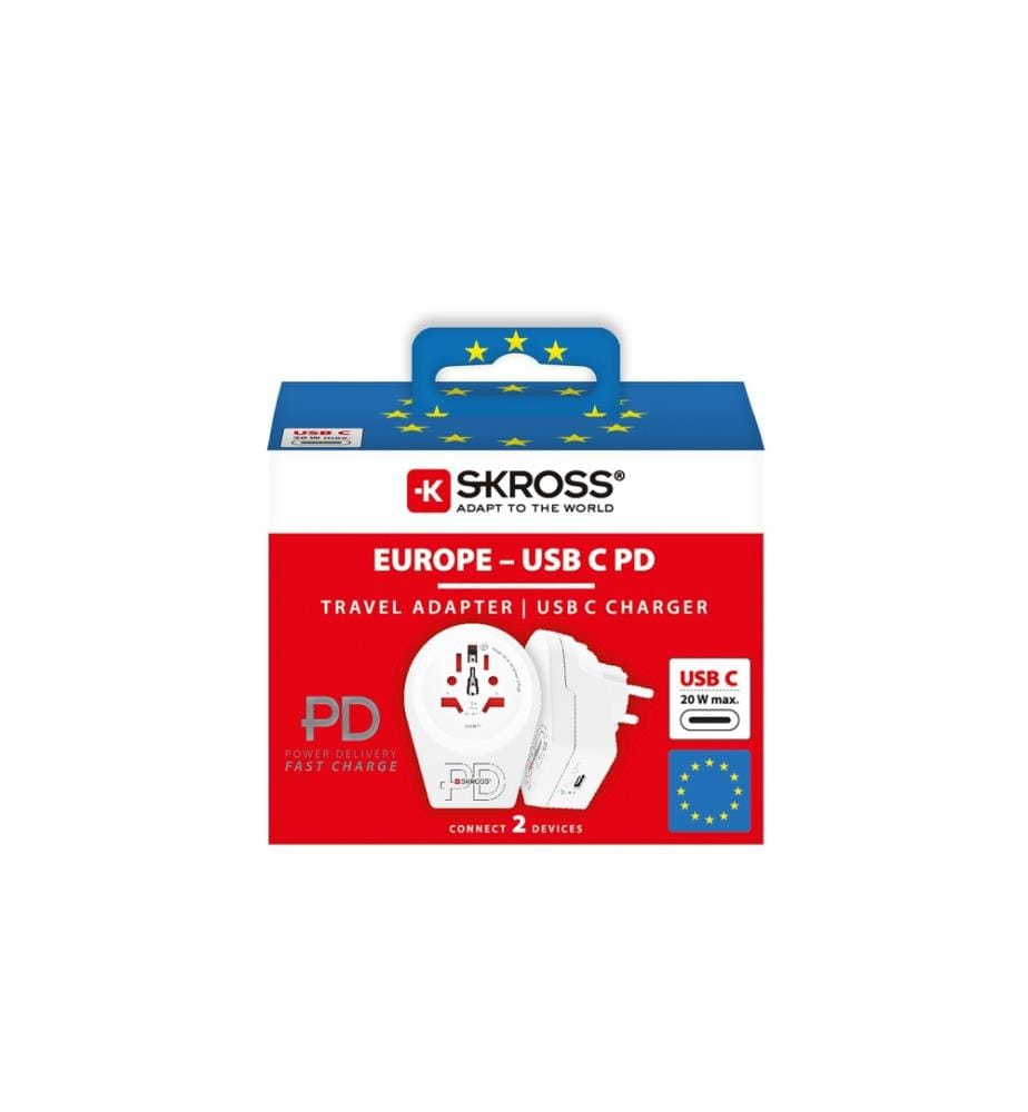 SKROSS - Reiseadapter Country World / Europe, USB