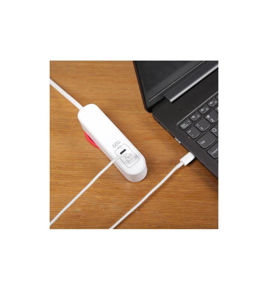 SKROSS - Steckdosenleiste Travel Station, 1xEU-Dose, 2xUSB-C, 1.5 m