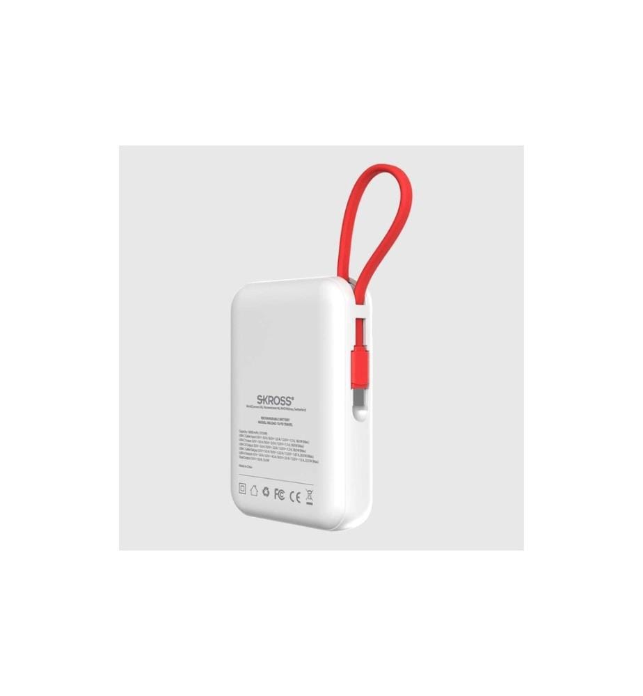SKROSS - Powerbank Reload 10 Travel 10000 mAh – Weiss
