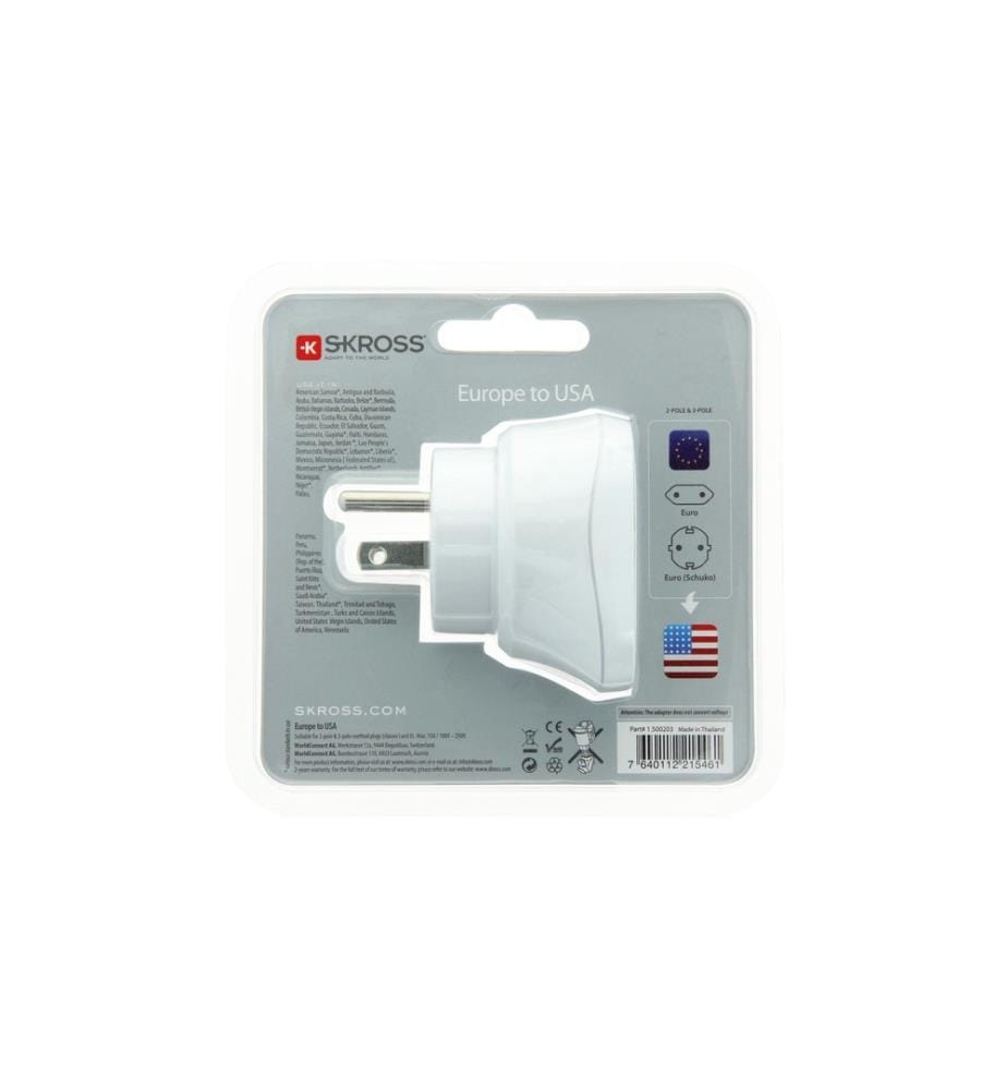 SKROSS - Reiseadapter Country EU – USA