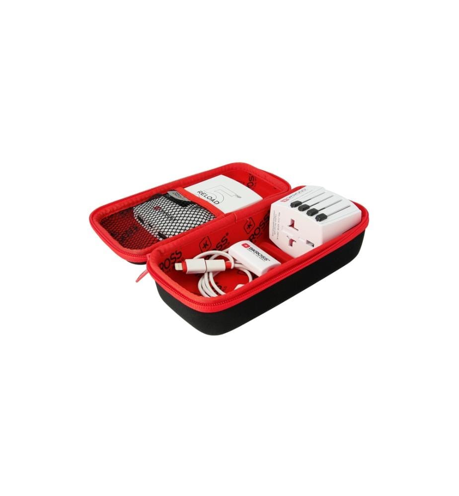 SKROSS - Power Case Schwarz Rot