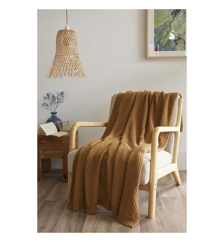 Plaid 125 x 150 cm Olympia - Camel