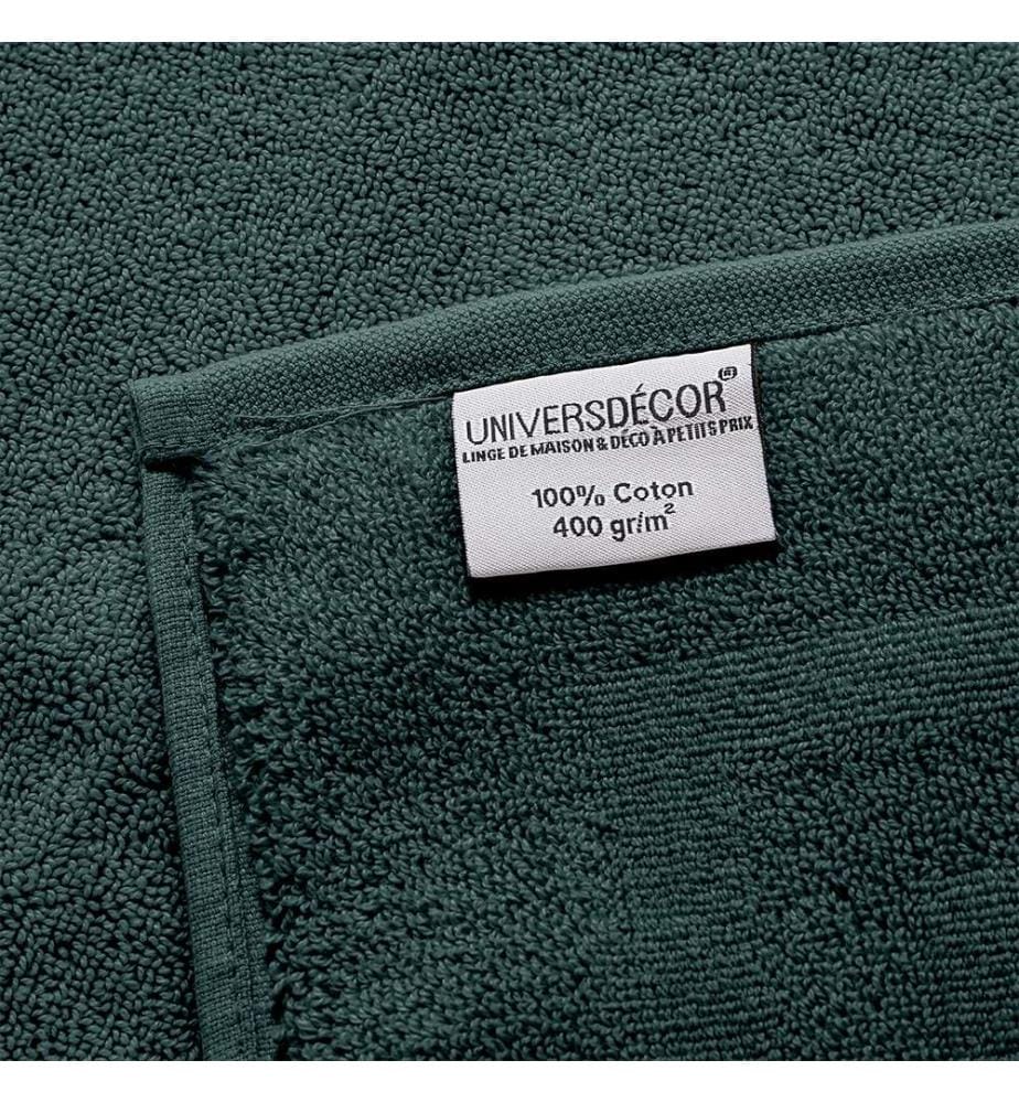 Drap de Bain "Spa" 100% Coton 90 x 150 cm Emeraude