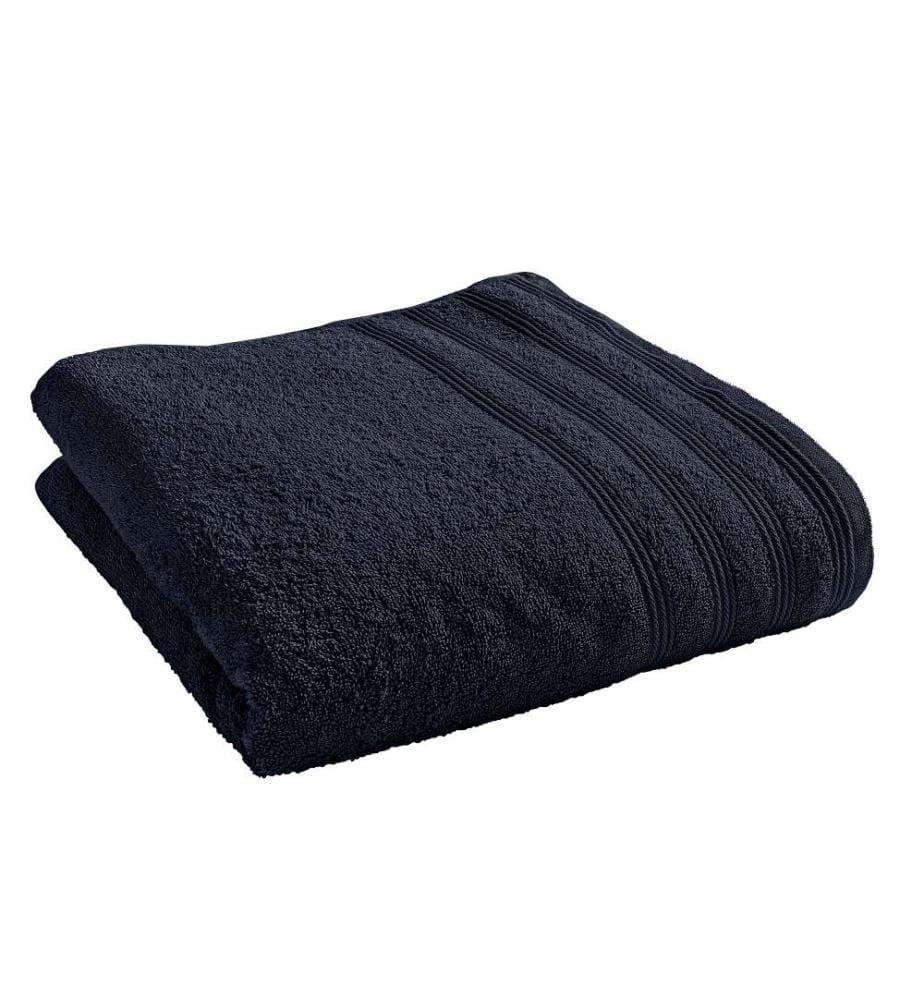Drap de Douche Spa 100% Coton 70 x 140 cm Bleu Nuit