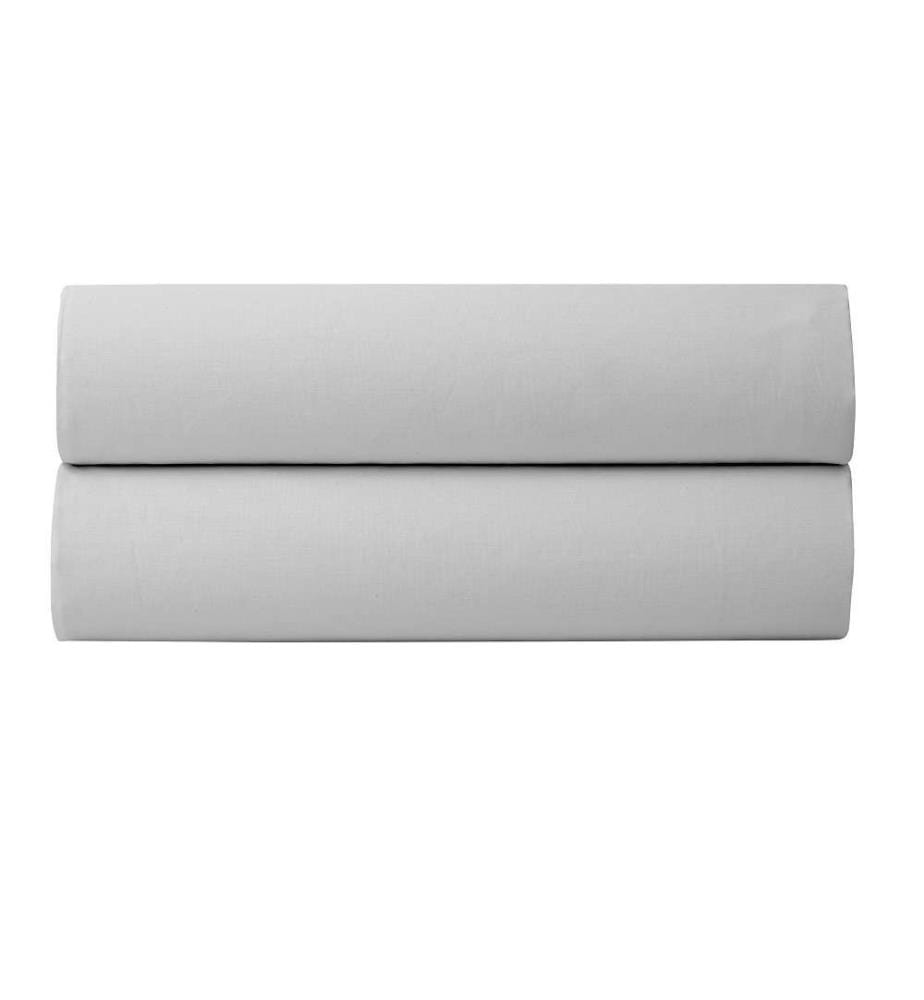 Perkal-Spannbettlaken 140 x 190 cm - Perle
