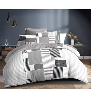 3P Bettwäscheset "Louna" 240 x 220 cm Aby Grau