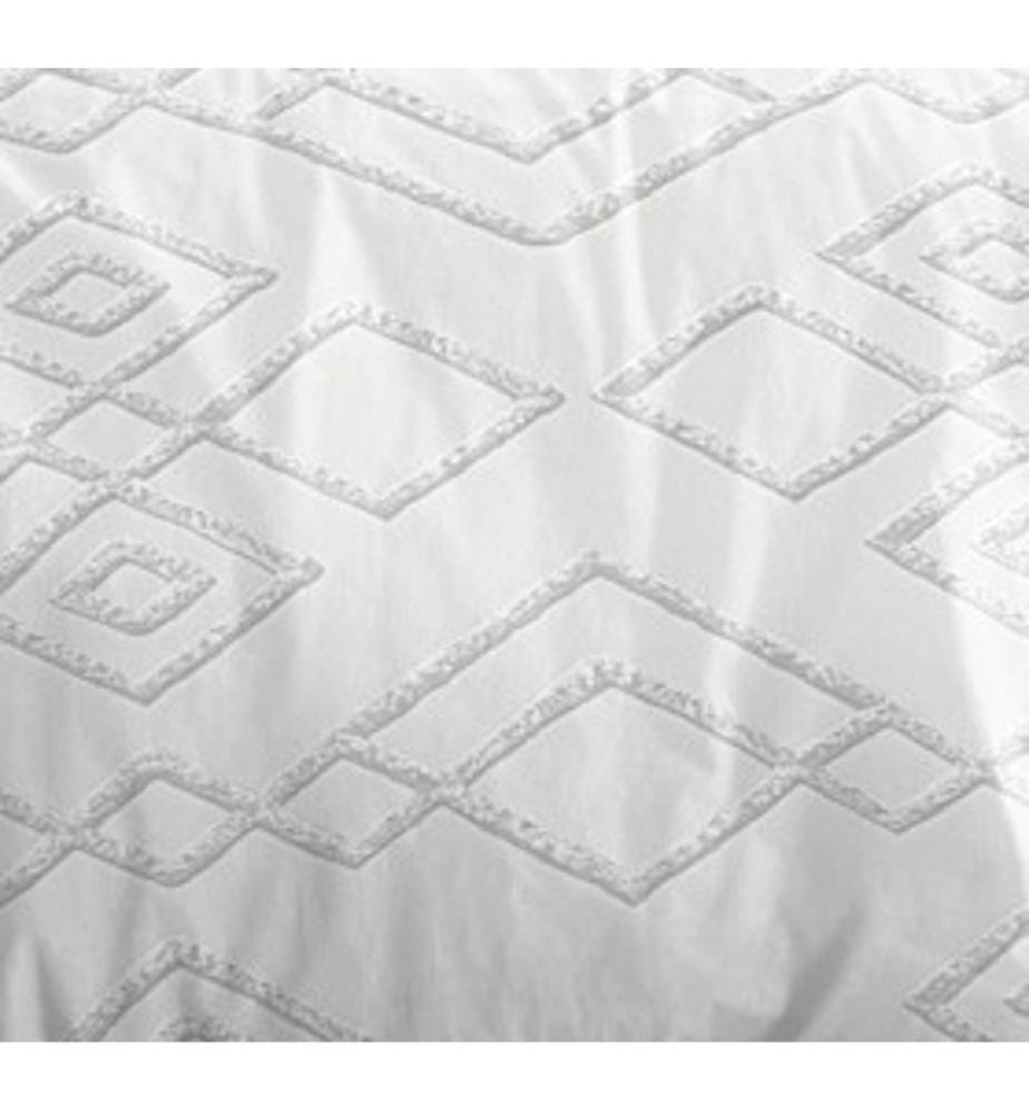 3P Bettwäscheset "Louna" 240 x 220 cm Raute Grau