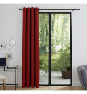 Verdunkelnder Vorhang 140 x 260 cm - Kirsche