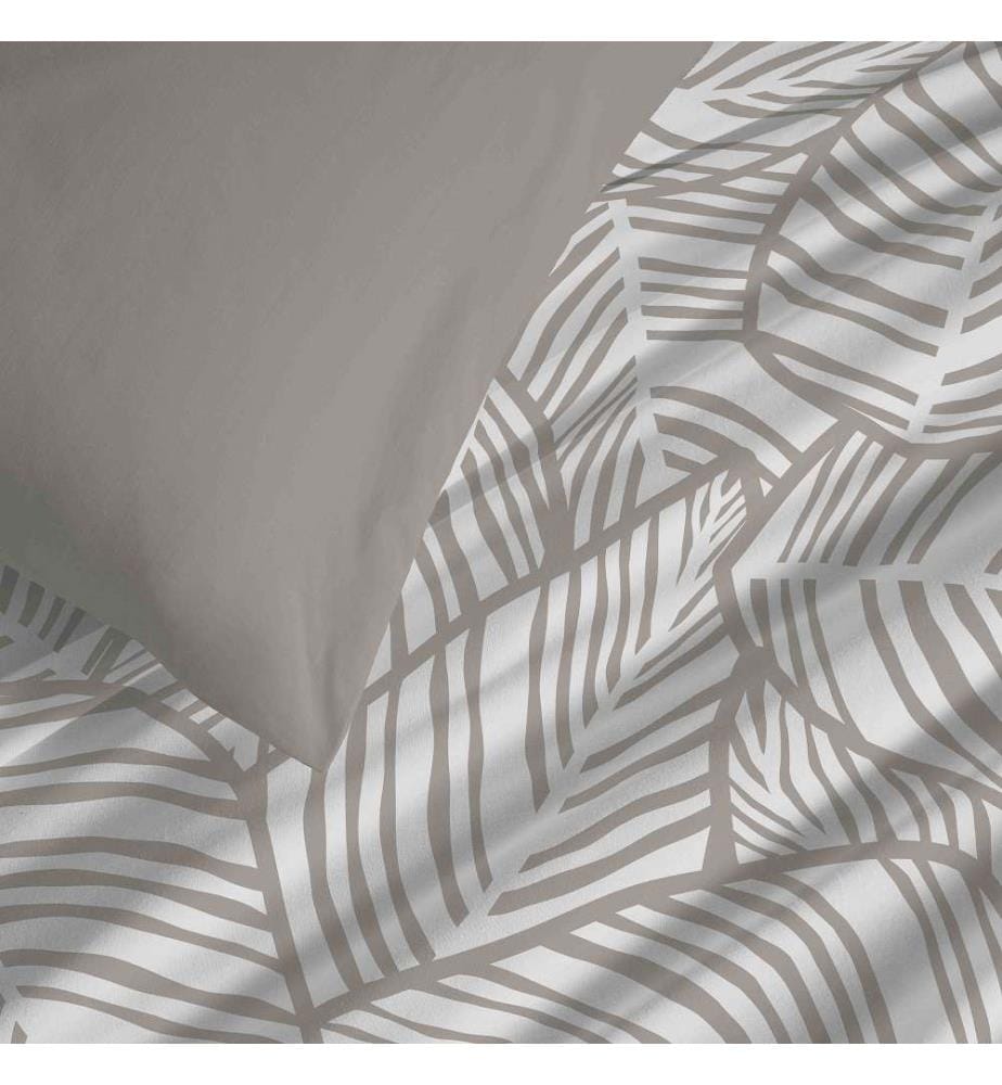 Bettdeckenbezug 140 x 200 cm und Spannbettlaken 90 x 190 cm - Fira Naturel