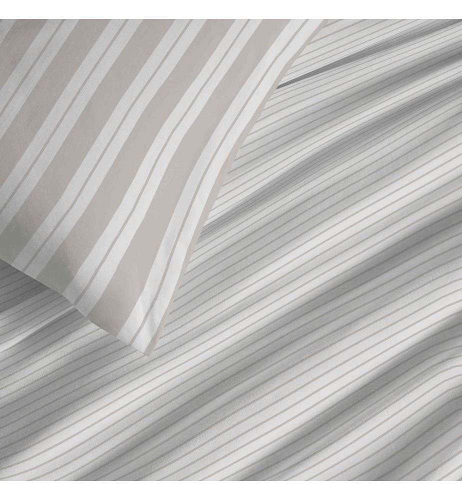 Bettdeckenbezug 140 x 200 cm und Spannbettlaken 90 x 190 cm - Florence Naturel