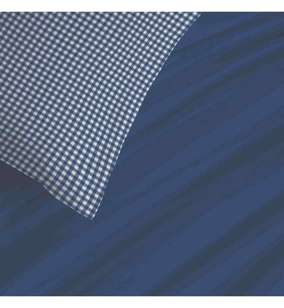 Bettdeckenbezug 140 x 200 cm und Spannbettlaken 90 x 190 cm - Gabrielle Marine