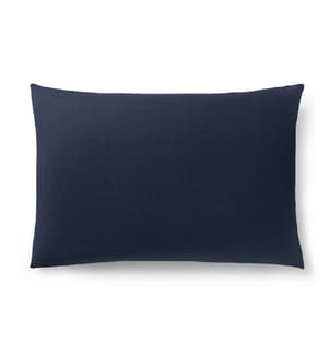 Kopfkissenbezug aus 100% Baumwolle 50 x 70 cm Blau - Nuit