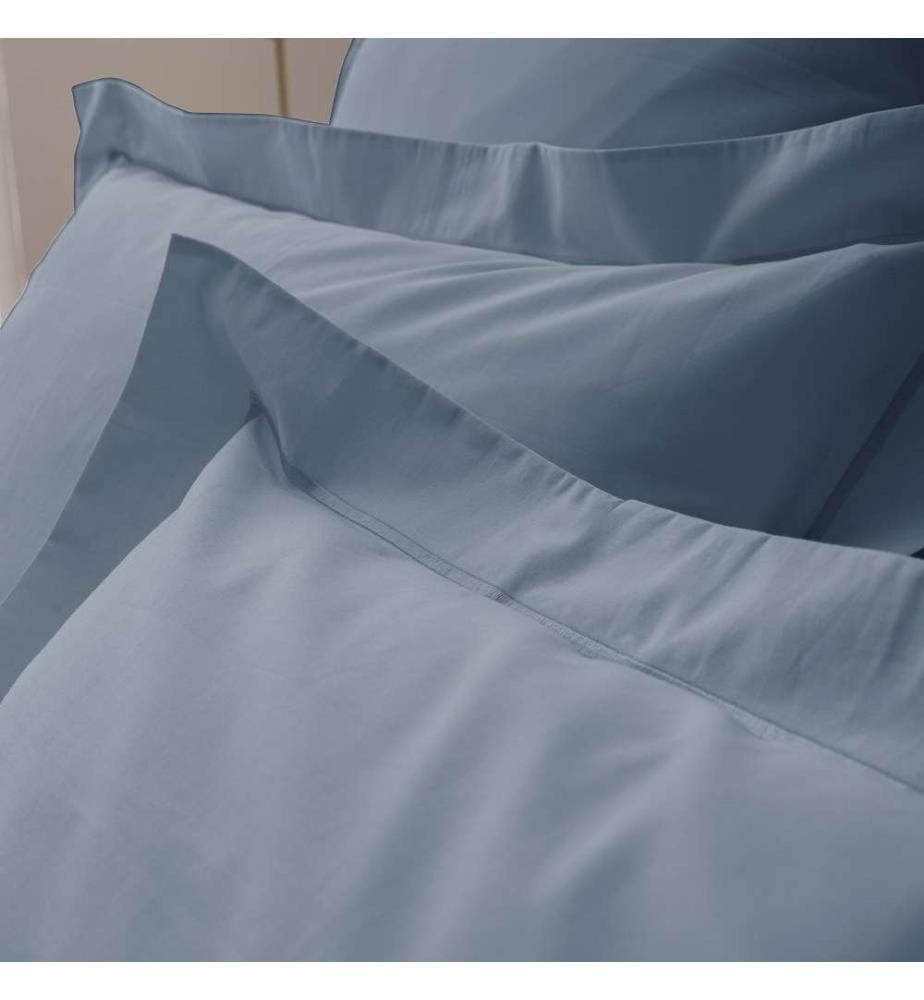 Kopfkissenbezug aus Perkal 50 x 70 cm - Jeansblau