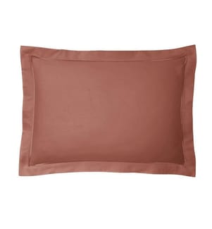 Kopfkissenbezug aus Perkal 50 x 70 cm - Terracotta