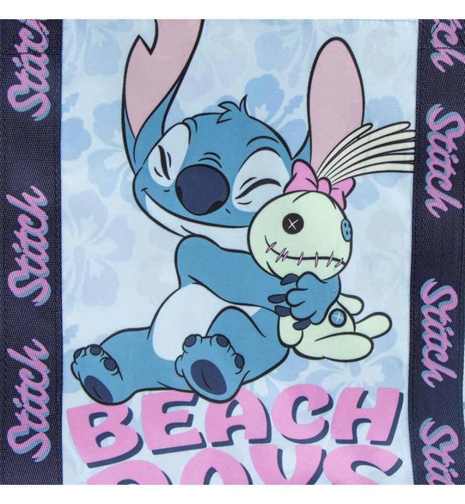 Premium Stitch Strandtasche – Blau