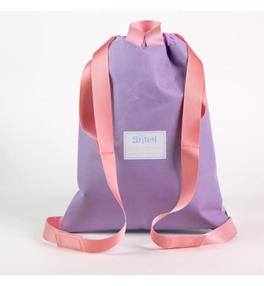 Stofftasche „Stitch“ für die Schule – Violett