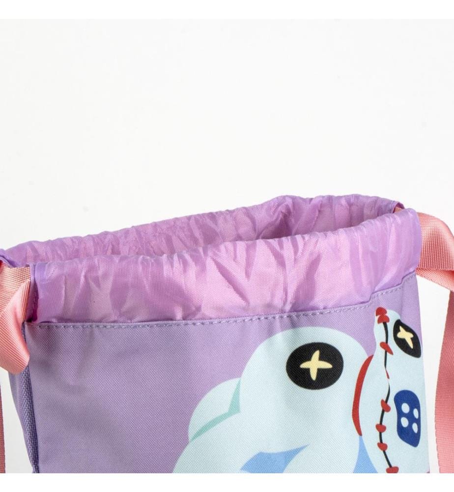 Stofftasche „Stitch“ für die Schule – Violett