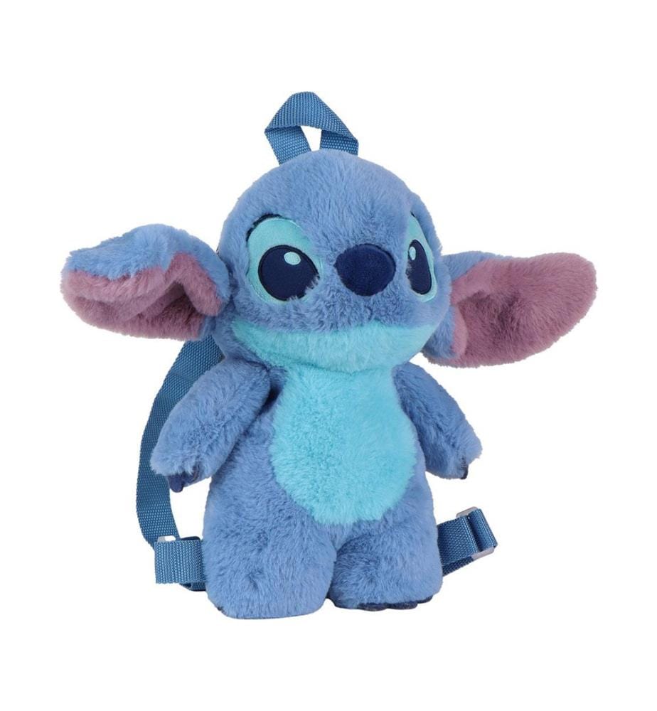 Kinderrucksack „Caractère“ mit Plüsch-Stitch – Blau
