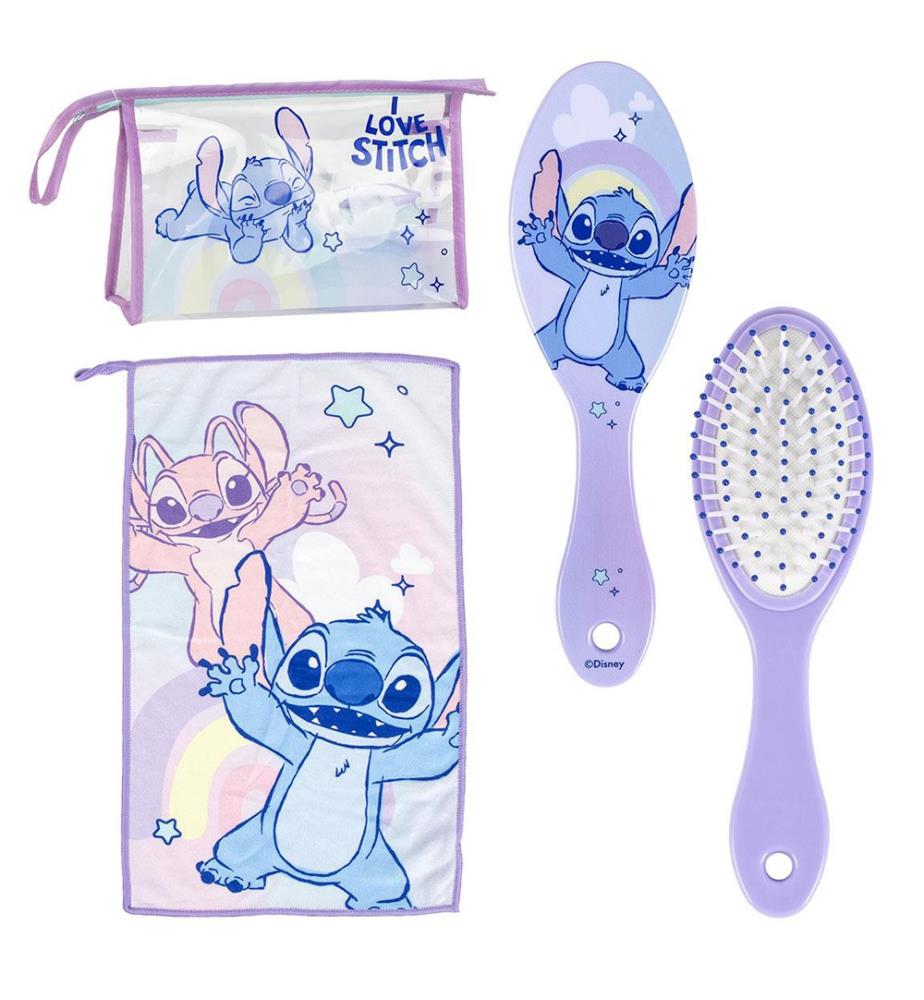 Kulturbeutel mit Stitch-Motiv – Lilac