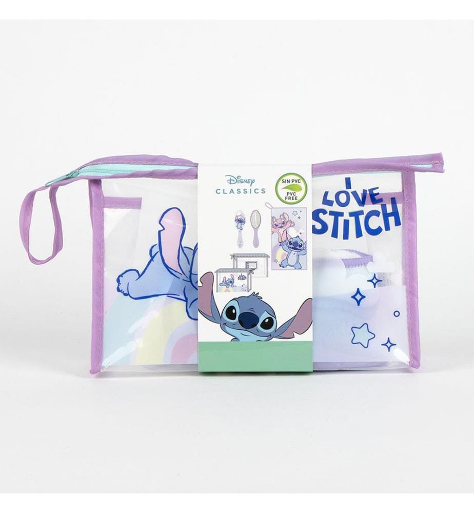 Kulturbeutel mit Stitch-Motiv – Lilac