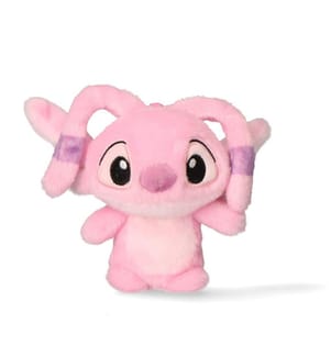 Stitch-Schlüsselanhänger mit Karabinerhaken – Rosa