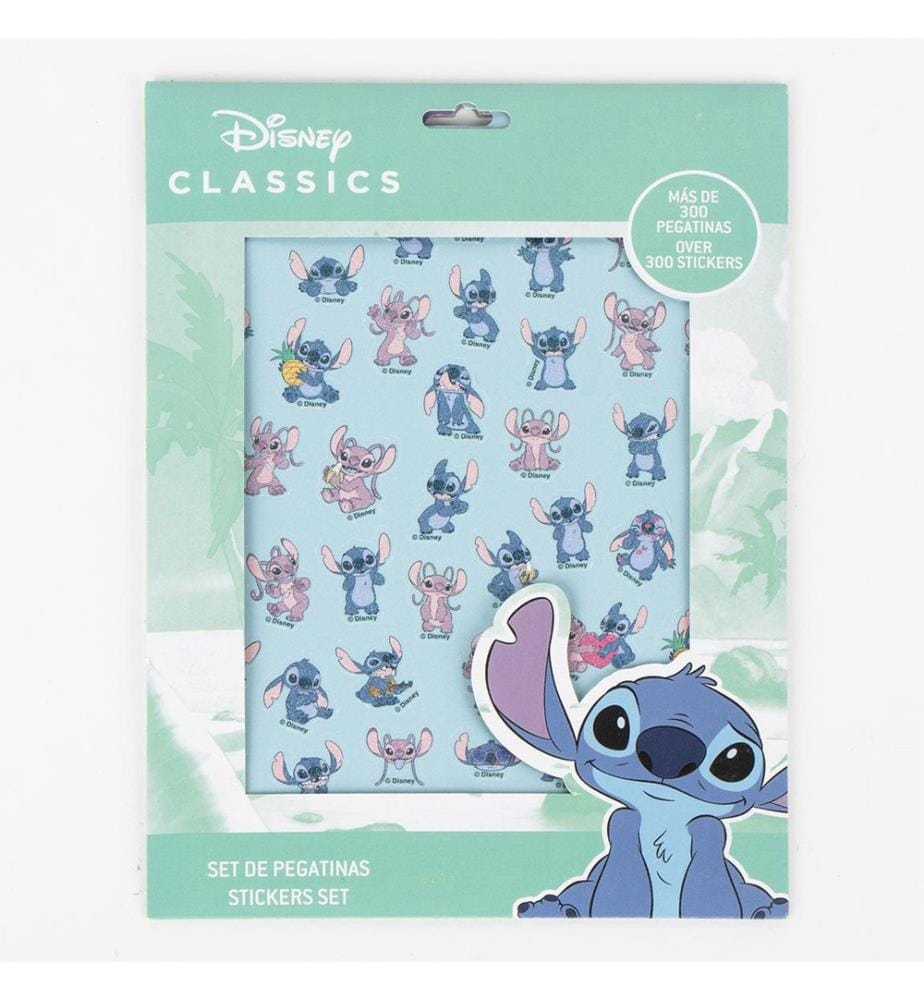 Stitch-Aufkleber-Set – Blau