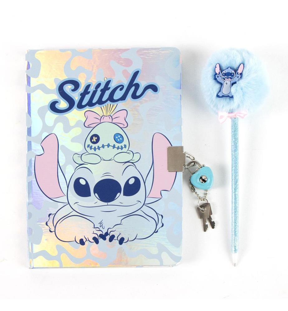 Set di articoli di cartoleria Fantasie Stitch - Blu