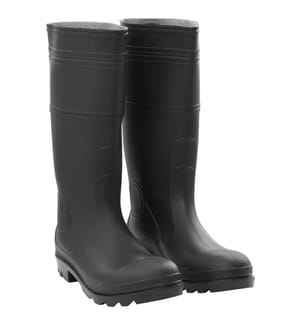 Gummistiefel Schwarz Grösse 46 PVC
