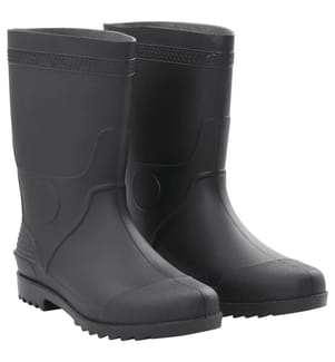 Gummistiefel Schwarz Grösse 46 PVC