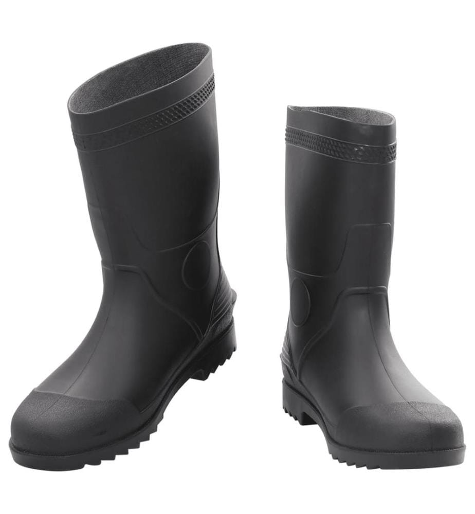 Gummistiefel Schwarz Grösse 46 PVC
