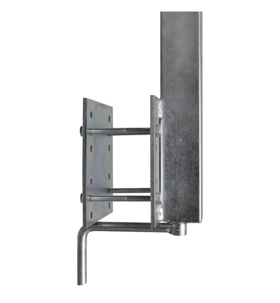 Set de 2 supports à barre inclinable 63 - 88 cm pour remorque à bateau