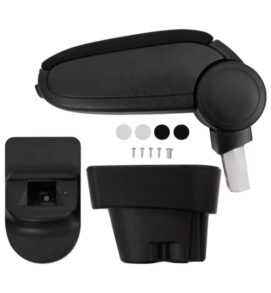 Auto-Armlehne Schwarz 12x36x(33,5-48) cm ABS