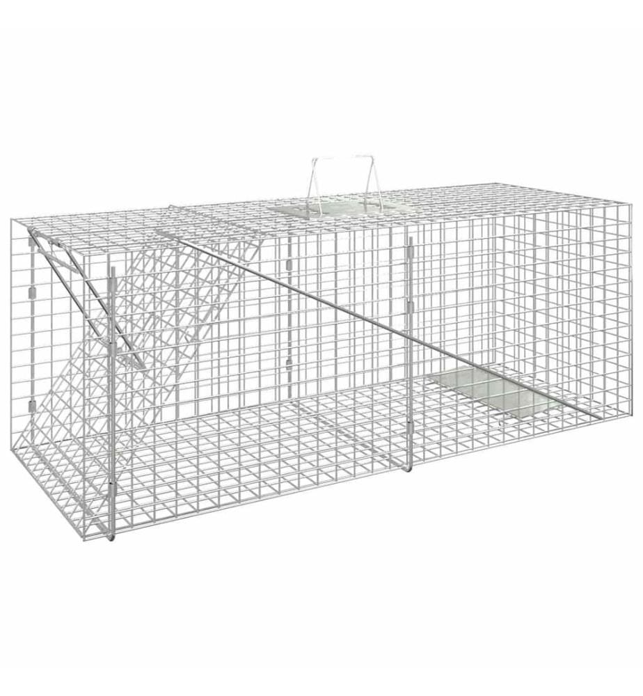 Tierfalle 64,5 x 25 x 26,5 cm Verzinktes Eisen
