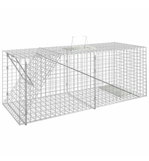 Tierfalle 64,5 x 25 x 26,5 cm Verzinktes Eisen