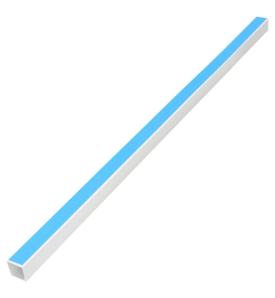 Goulotte de câble auto-adhésive 10x10 mm 30 m PVC