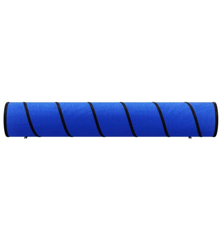 Tunnel pour chien bleu Ø 50x300 cm polyester