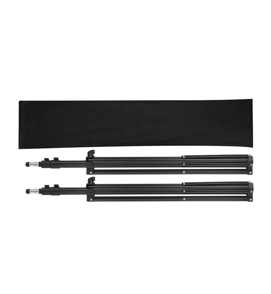 Supports de lumière 2 pcs Hauteur 78-210 cm