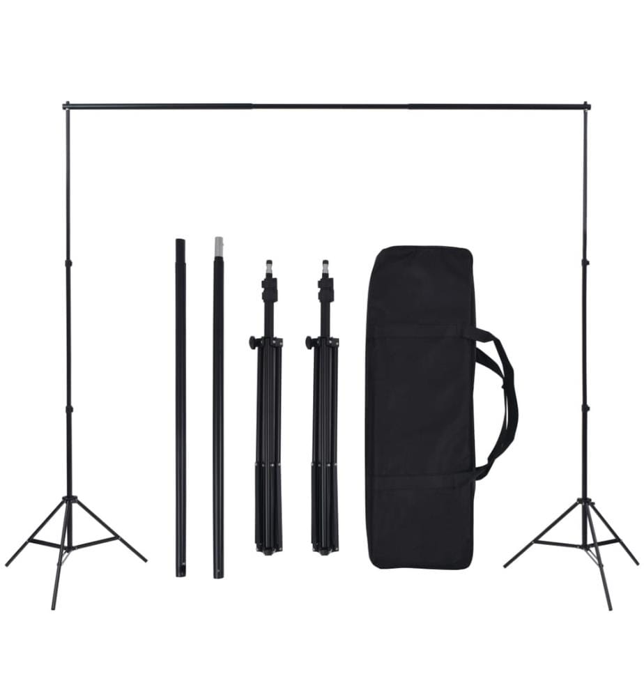 Fotostudio-Set mit 5 farbigen Hintergründen und einstellbarer Aufhängung
