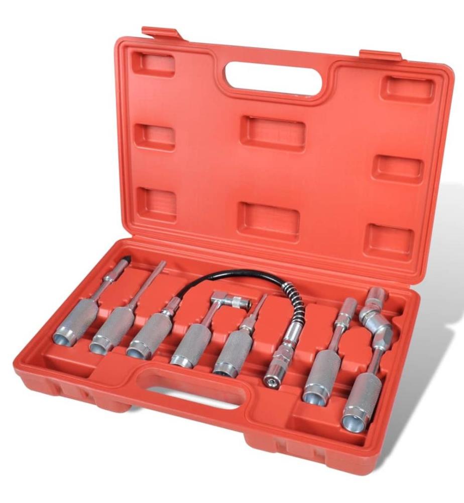 Kit d'adapteur pour pistolet à graisse 7 pièces