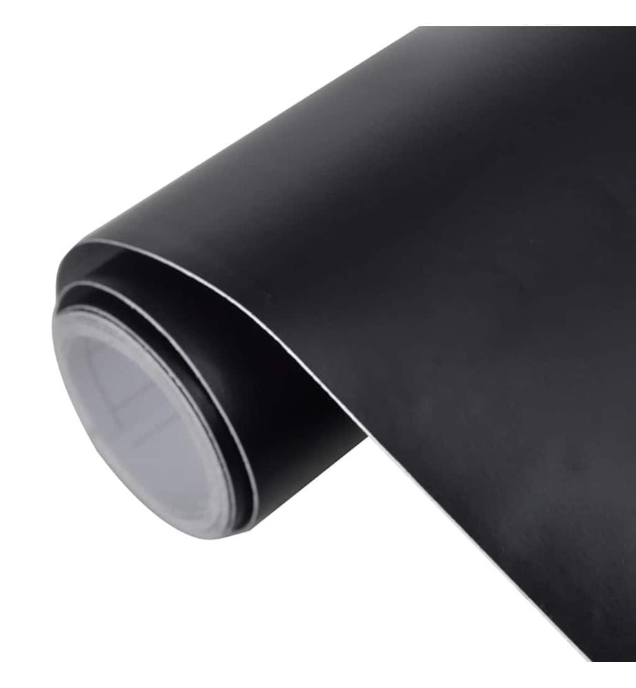 Films de voiture 2 pcs Noir mat 100x150 cm+50x150 cm