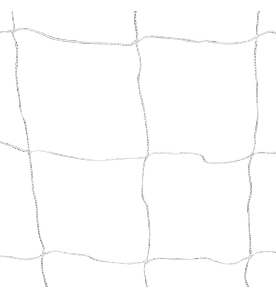 Fussballtore 2 Stk. mit Netzen 182×61×122 cm Stahl Weiss