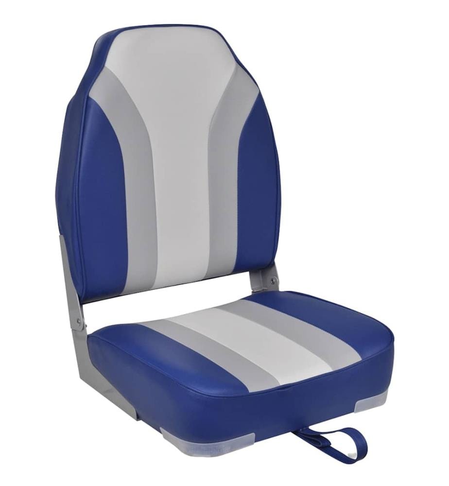 Chaises pliables de bateau lot de 2 Haut dossier
