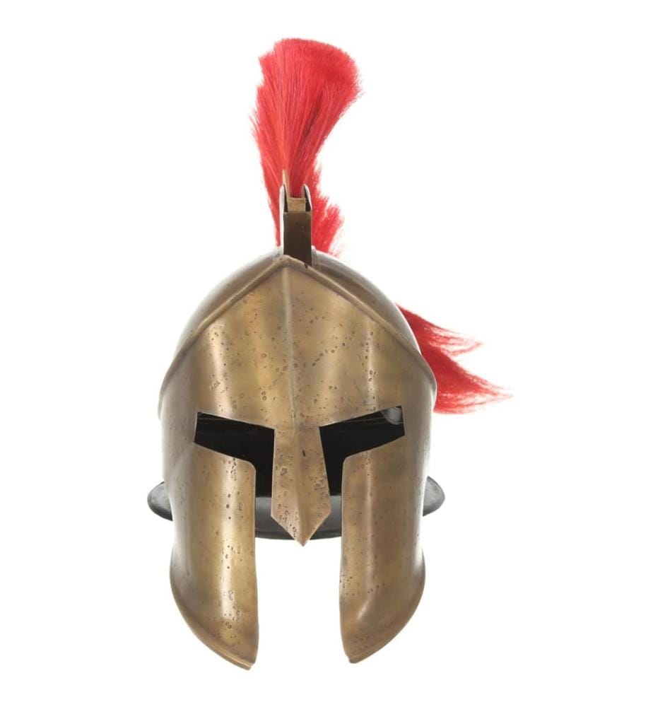 Griechischer Krieger-Helm Antik Replik LARP Messing Stahl